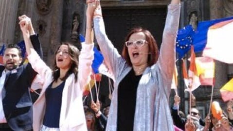 In&eacute;s Arrimadas e Isabel Franco (Cs)