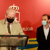 Firma del convenio entre la CEC y el Ayuntamiento de Sanlúcar Firma del convenio entre la CEC y el Ayuntamiento de Sanlúcar
