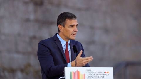 Pedro S&aacute;nchez en Portugal