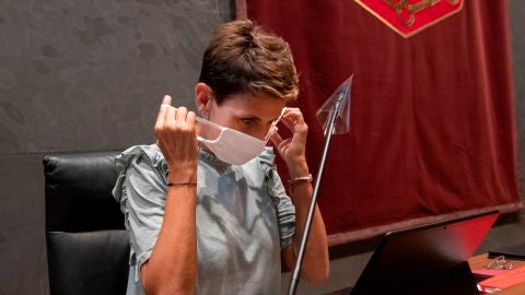 La presidenta del Gobierno de Navarra, Mar&iacute;a Chivite
