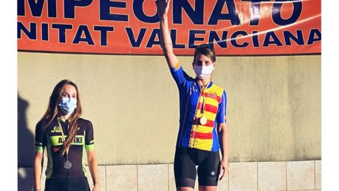 Ariadna Ródenas, campeona autonómica en ruta 2020. Ariadna Ródenas, campeona autonómica en ruta 2020.