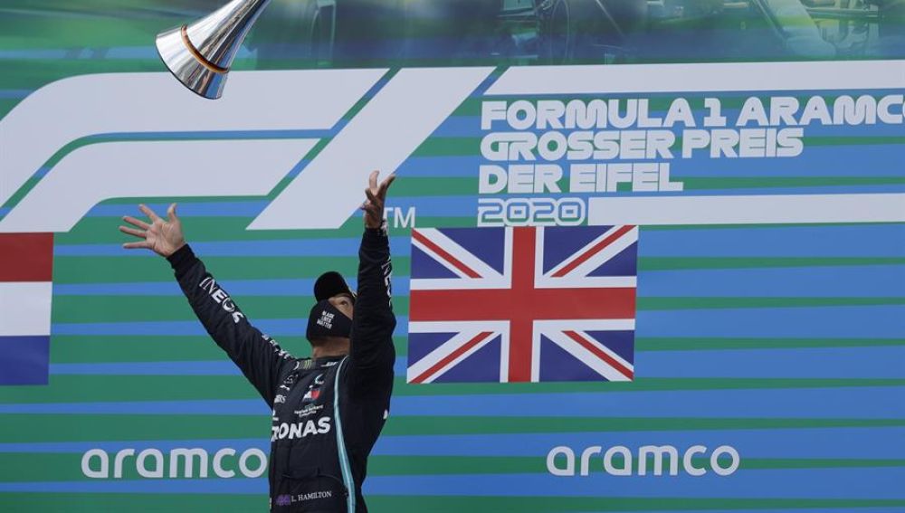 Lewis Hamilton en el GP Eifel Lewis Hamilton en el GP Eifel