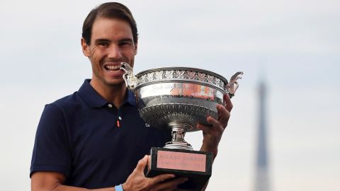 Nadal, con el Roland Garros en la Torre Eiffel