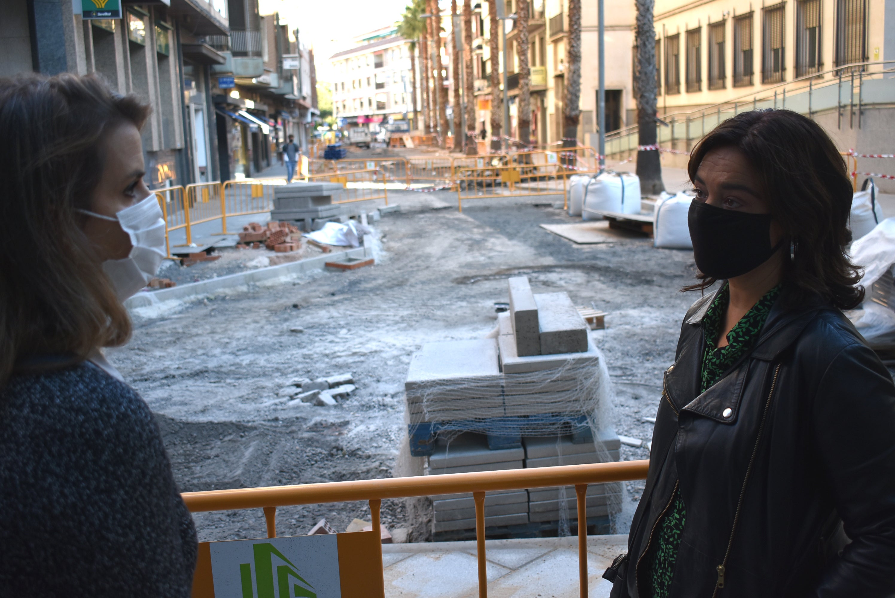 La peatonalización de las calles Bernardo Mulleras y Alfonso X llega a su recta final La peatonalización de las calles Bernardo Mulleras y Alfonso X llega a su recta final