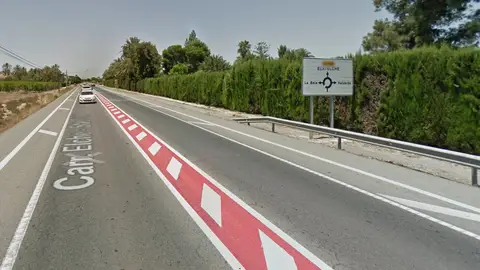 Carretera Elche-Santa Pola. Carretera Elche-Santa Pola.