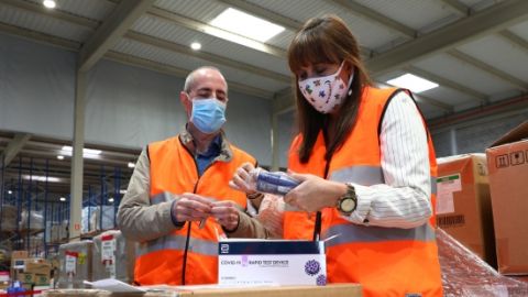 Recepci&oacute;n de los test de ant&iacute;genos