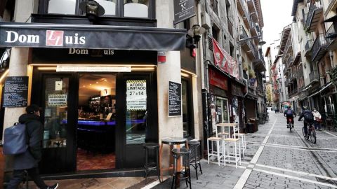 Bares con restricciones en el casco hist&oacute;rico de Pamplona