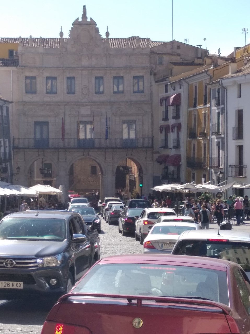 Cien multas de tráfico durante el puente del Pilar en Cuenca Cien multas de tráfico durante el puente del Pilar en Cuenca
