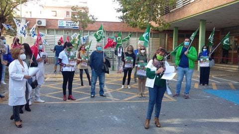 La concentraci&oacute;n se ha desarrollado en el Centro de Salud P&iacute;o XII de Ciudad Real