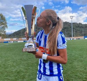 Maitane López, jugadora de la Real Sociedad Maitane López, jugadora de la Real Sociedad