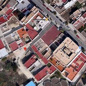 Plano aéreo de la zona afectada Plano aéreo de la zona afectada