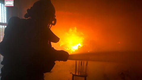 Imagen del incendio.