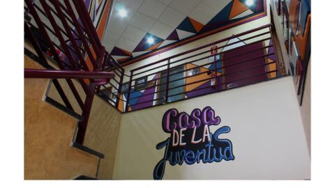 La casa de la juventud de Arcos en una foto de archivo