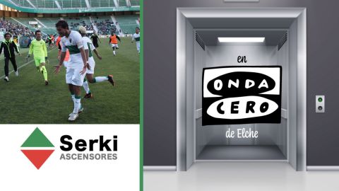 Jero Rocamora sube esta semana, en Onda Cero Elche, con Ascensores Serki.