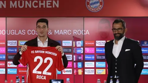 Marc Roca, presentado con el Bayern Marc Roca, presentado con el Bayern