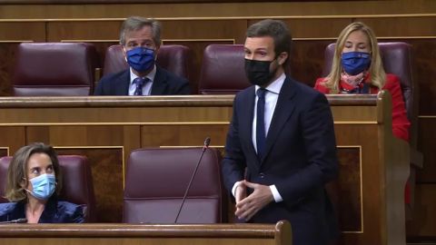 Casado no pactar&aacute; la renovaci&oacute;n del CGPJ si S&aacute;nchez mantiene la reforma: "A m&iacute; no me presiona nadie"