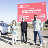 Foto en las obras en Sanlúcar