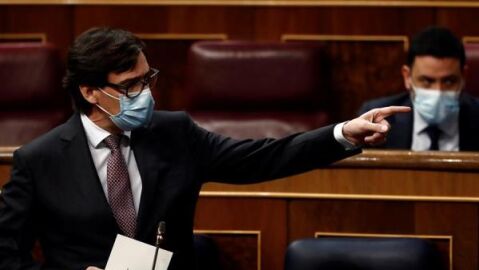 Salvador Illa en el Congreso de los Diputados