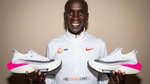 Les 'supersabatilles' amb les que Eliud Kipchoge va baixar de dues hores en marat&oacute;