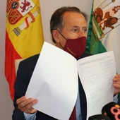 El alcalde de Chiclana, José María Román El alcalde de Chiclana, José María Román