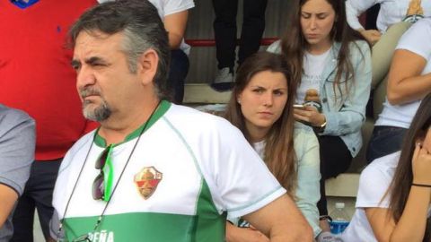 Tom&aacute;s Domenes, presidente de la Federaci&oacute;n de Pe&ntilde;as del Elche CF y de la Franja Verde.