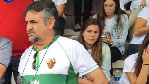 Tomás Domenes, presidente de la Federación de Peñas del Elche CF y de la Franja Verde. ELCHE CF