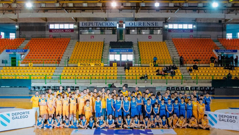 La cantera del Club Ourense Baloncesto arranca los entrenamientos