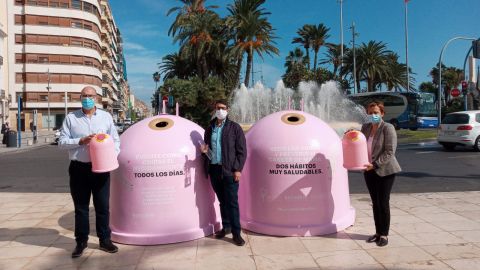 Manuel Villar, Manuel Sala y María Conejero