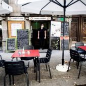 Una terraza de un bar en Cataluña