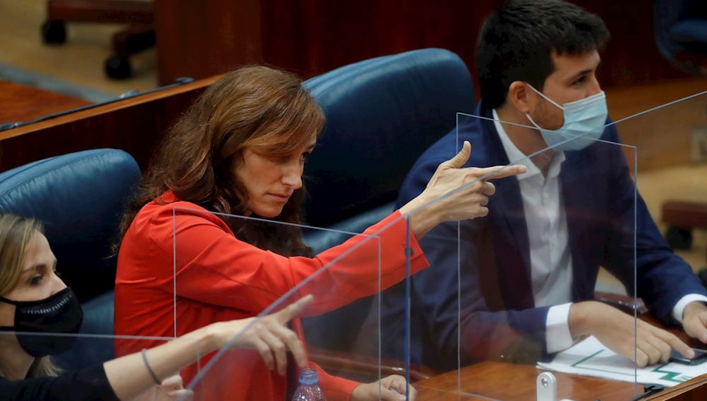 El gesto polémico que ha hecho la diputada de Más Madrid, Mónica García