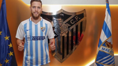 Iv&aacute;n Calero, jugador del M&aacute;laga CF