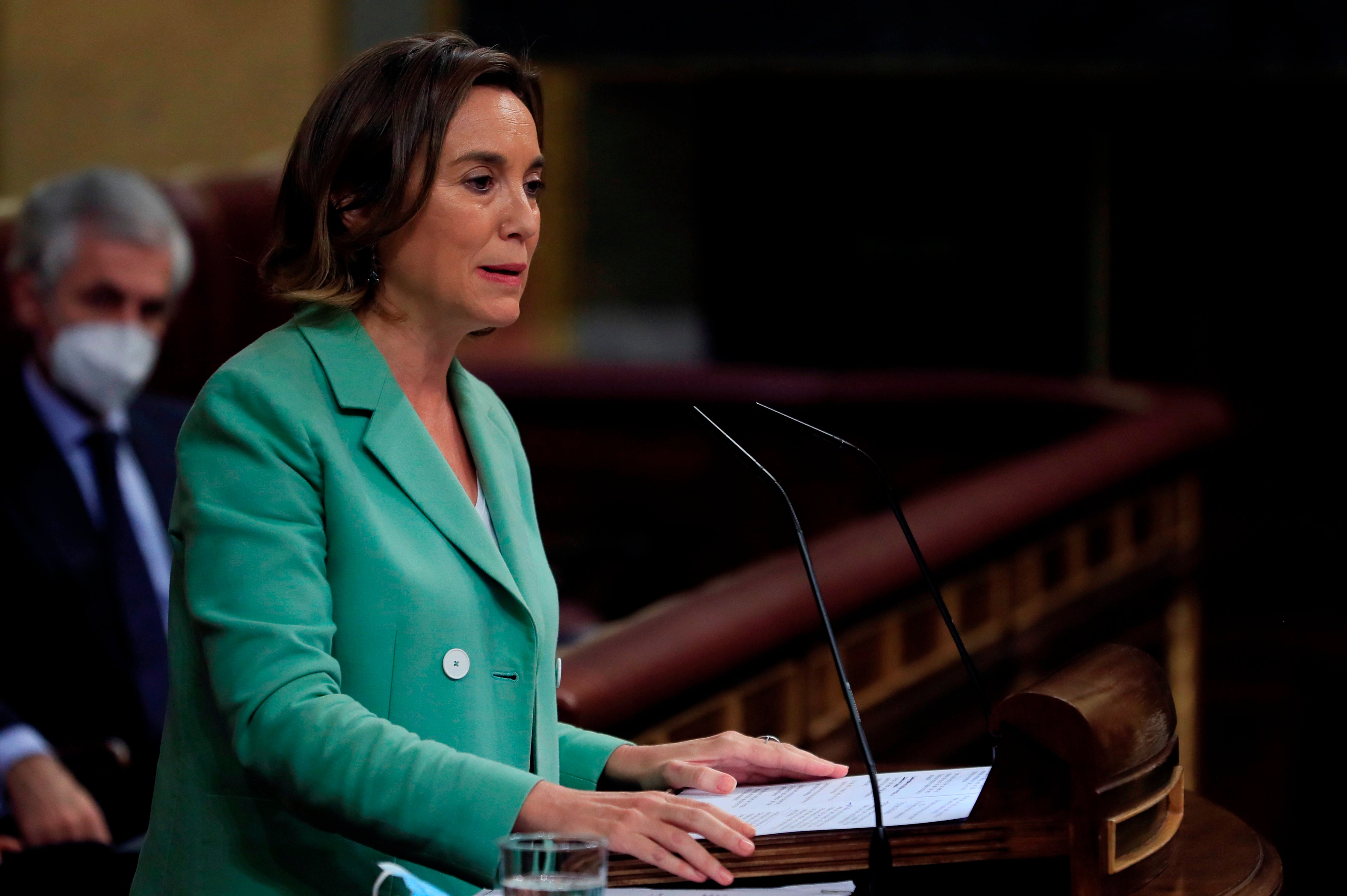 Cuca Gamarra: "No es un capricho que Iglesias y Podemos no formen parte de la renovación del CGPJ" Cuca Gamarra: "No es un capricho que Iglesias y Podemos no formen parte de la renovación del CGPJ"