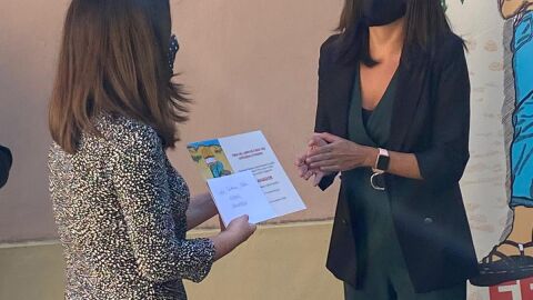 Instantes de la entrega de los premios