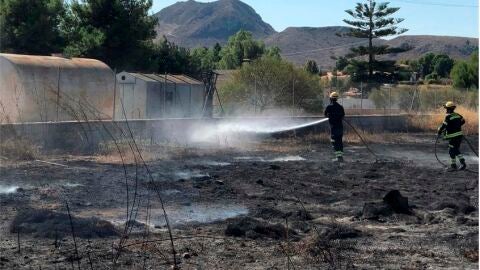 Intervenci&oacute;n en el incendio de Verdeg&aacute;s