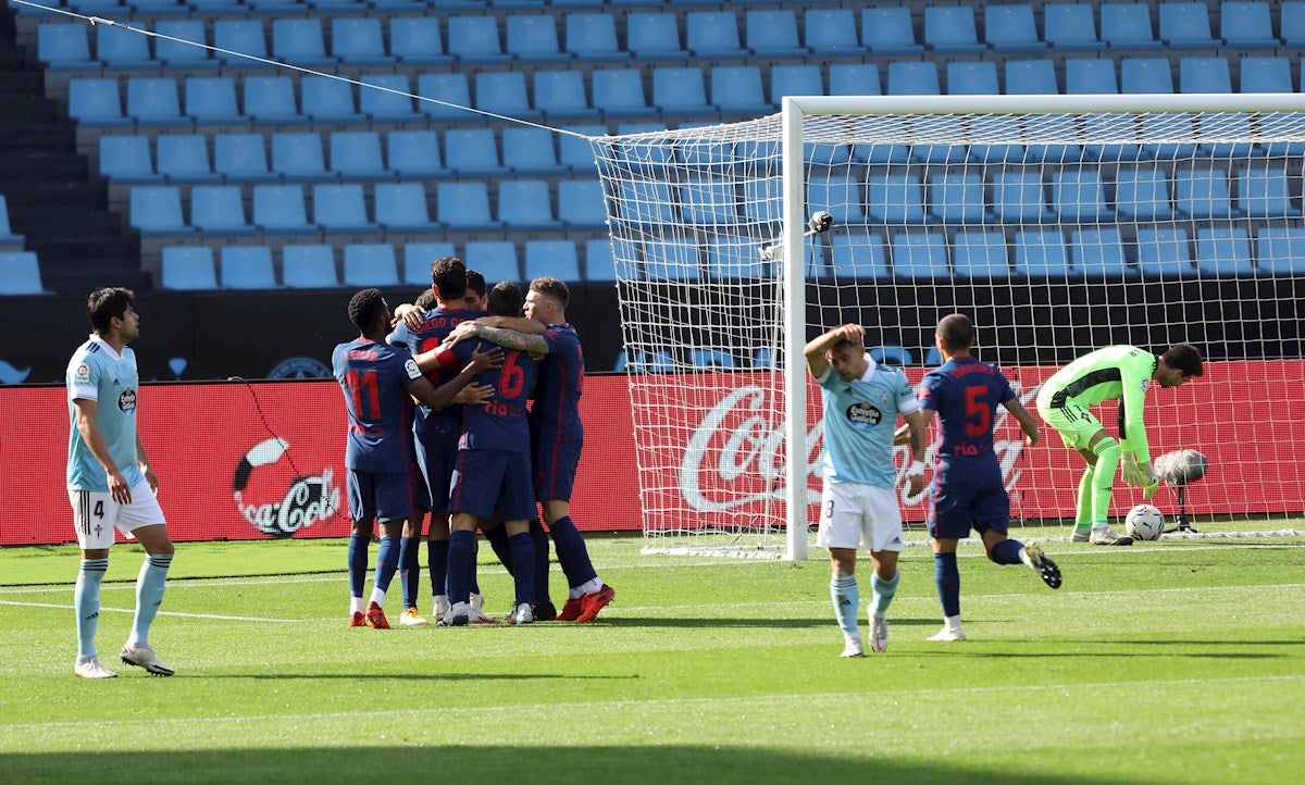 Goles del Celta de Vigo 0-2 Atlético de Madrid: Suárez y Carrasco dan la victoria al Atleti Goles del Celta de Vigo 0-2 Atlético de Madrid: Suárez y Carrasco dan la victoria al Atleti