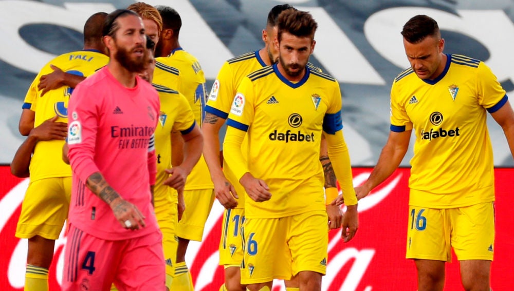 Sergio Ramos, tras el gol del Cádiz