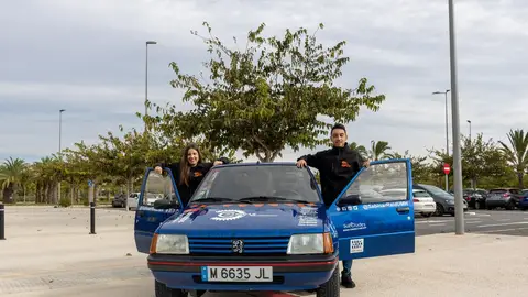 Ana Ramos y Borja Gallud, del equipo Sabinar Raid UMH. Ana Ramos y Borja Gallud, del equipo Sabinar Raid UMH.