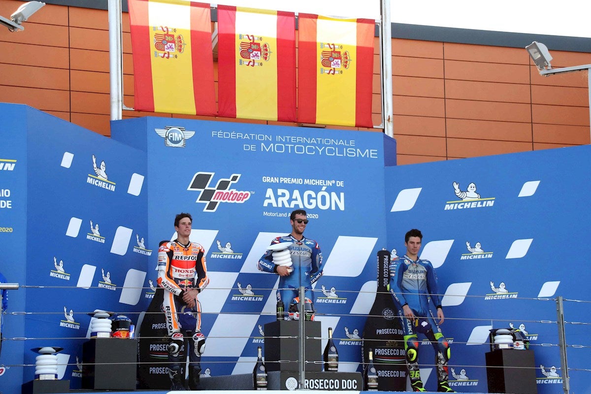 Álex Rins: "La victoria sobre Márquez en Silverstone sigue siendo la mejor" Álex Rins: "La victoria sobre Márquez en Silverstone sigue siendo la mejor"