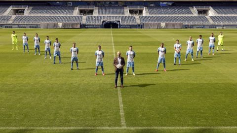 Presentación de jugadores del MálagaCF