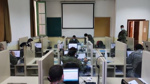  Los 150 rastreadores del ej&eacute;rcito alivian a la Comunidad de Madrid 
