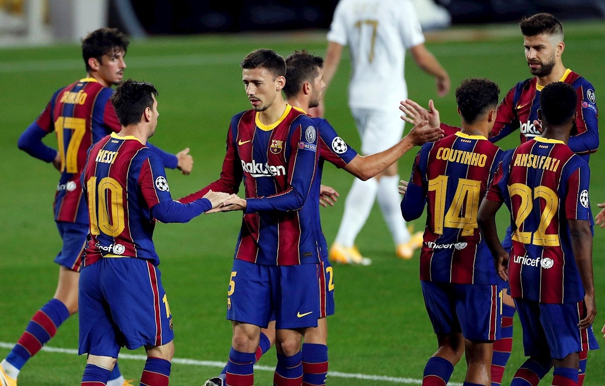 El Barcelona se reencuentra con la Champions y pasa por encima del Ferencvaros El Barcelona se reencuentra con la Champions y pasa por encima del Ferencvaros