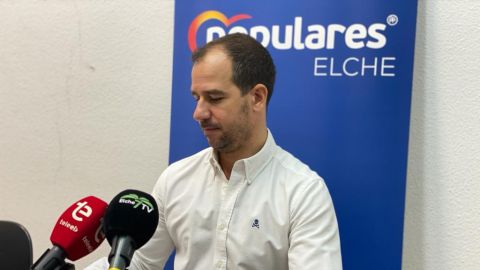 José Navarro, portavoz adjunto del PP de Elche. José Navarro, portavoz adjunto del PP de Elche.