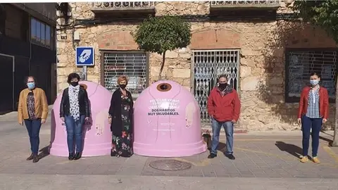 "Recicla vidrio por ellas" "Recicla vidrio por ellas"