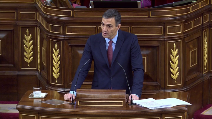 Sánchez acusa a Abascal de "odiar a España tal y como es" y afirma que la moción es "un acto de propaganda" Sánchez acusa a Abascal de "odiar a España tal y como es" y afirma que la moción es "un acto de propaganda"
