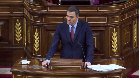 S&aacute;nchez acusa a Abascal de "odiar a Espa&ntilde;a tal y como es" y afirma que la moci&oacute;n es "un acto de propaganda"