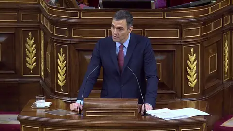 Sánchez acusa a Abascal de "odiar a España tal y como es" y afirma que la moción es "un acto de propaganda" Sánchez acusa a Abascal de "odiar a España tal y como es" y afirma que la moción es "un acto de propaganda"