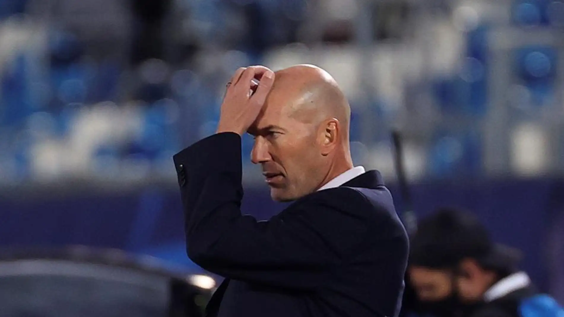El entrenador del Real Madrid, Zidane Zidane. 