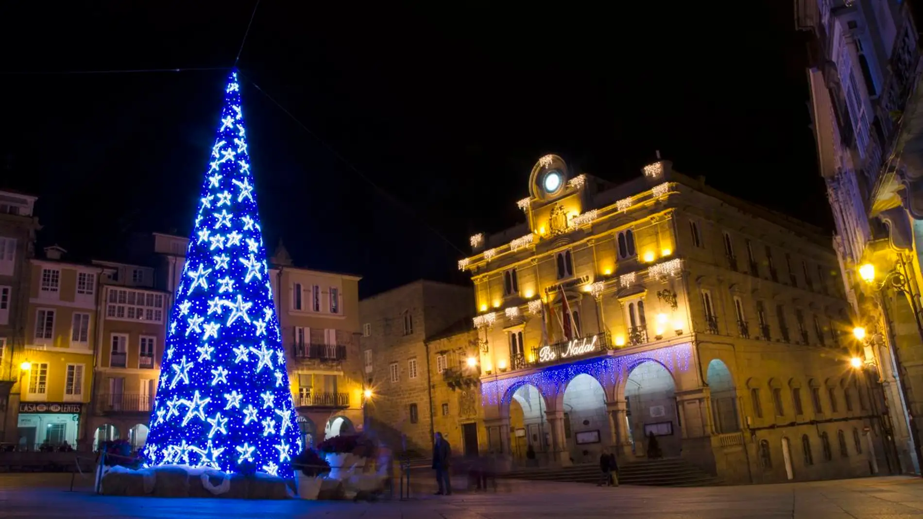 luces de navidad no concello de ourense