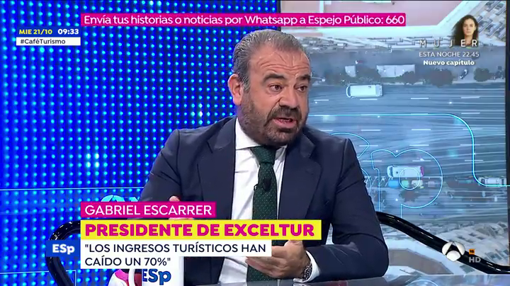 Exceltur estima que los ingresos del turismo en 2020 serán equivalentes a los de hace 25 años Exceltur estima que los ingresos del turismo en 2020 serán equivalentes a los de hace 25 años