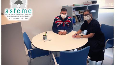 Cristian Jones y Leticia Baeza